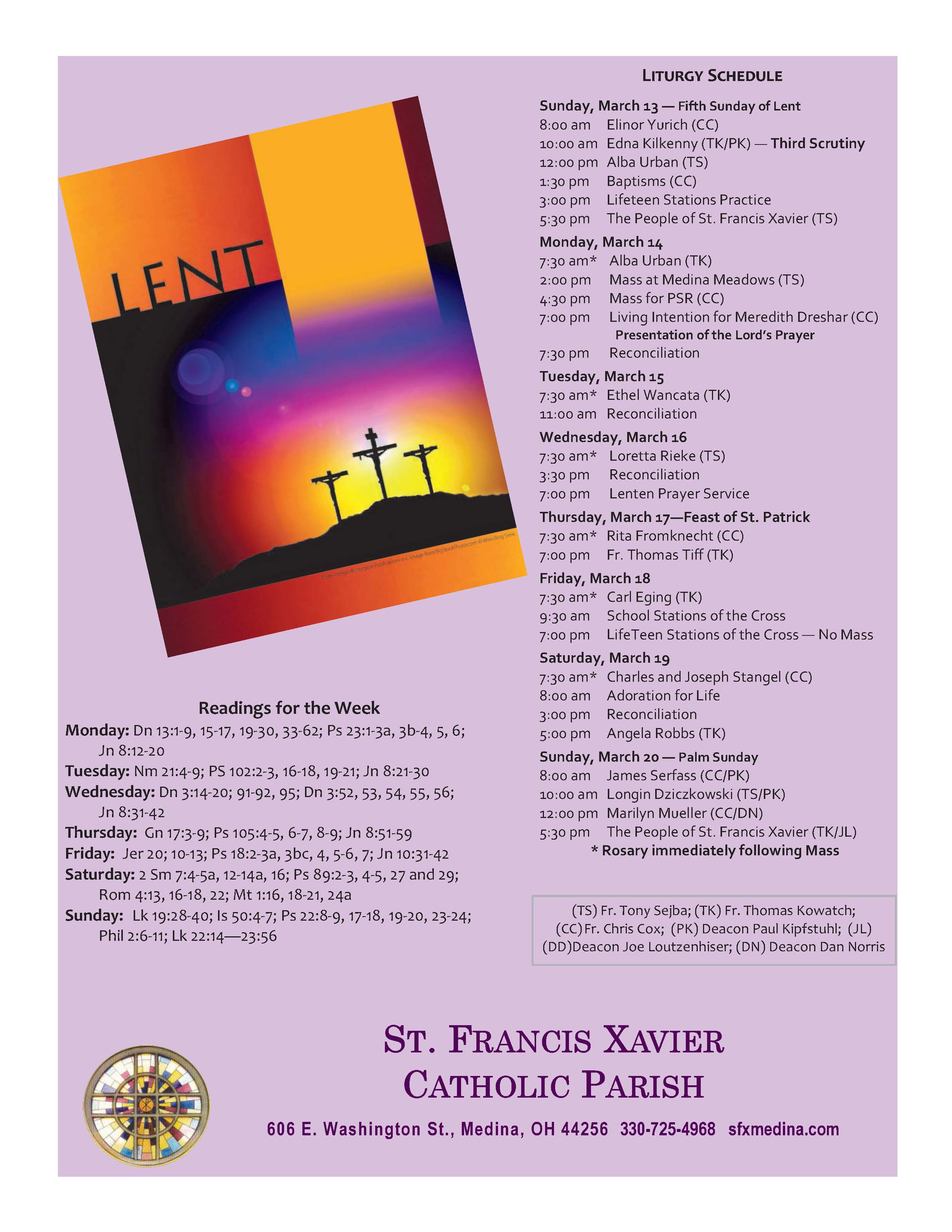 St. Francis Xavier Parish » 20160313B_Page_01