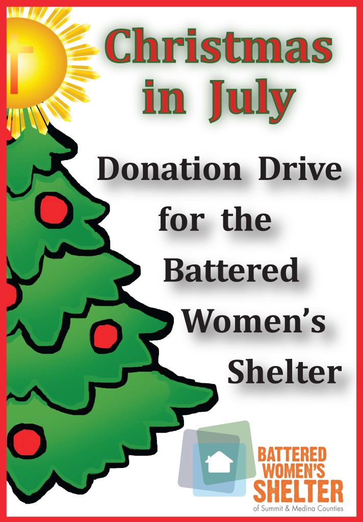 Christmas in July donation drive for Battered Women’s Shelter » St